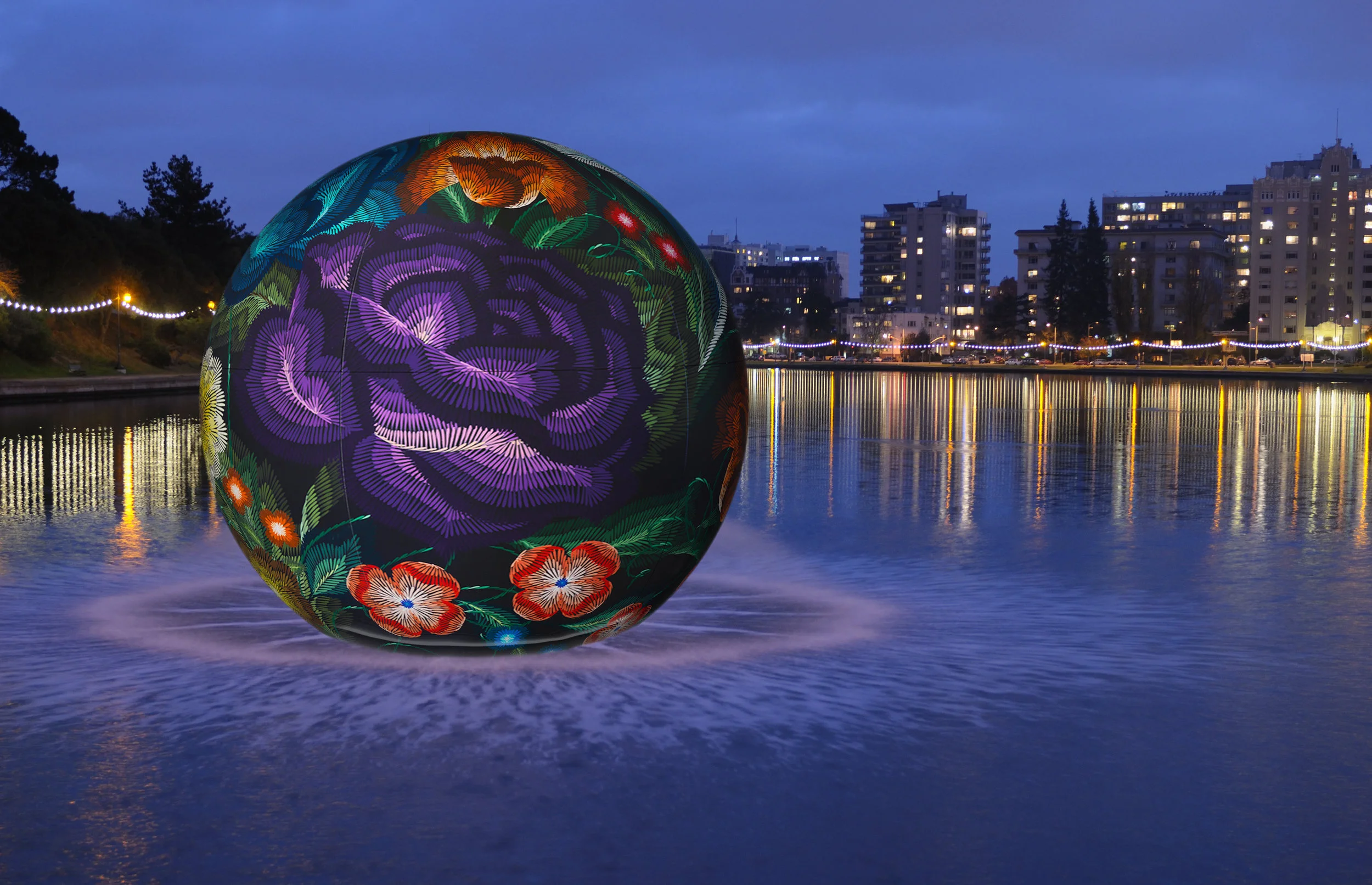 Lake Merritt at Night