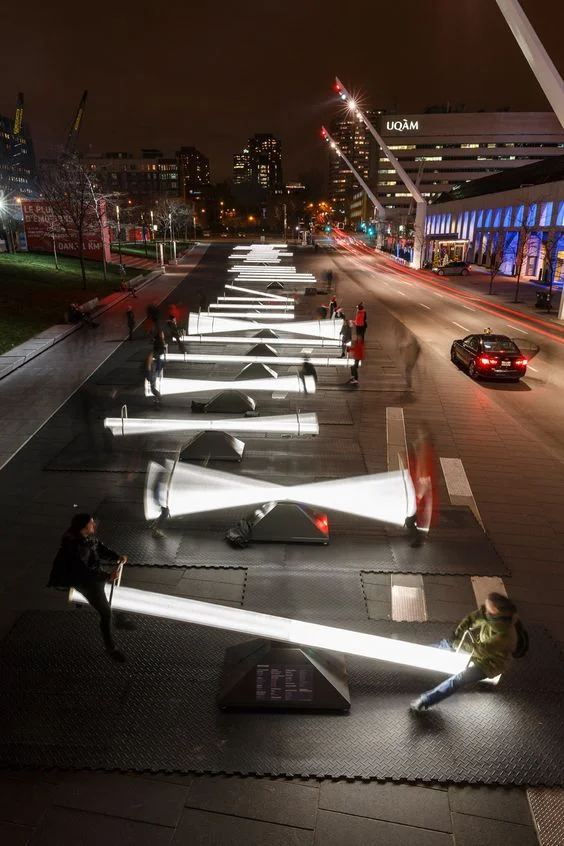 Lighted seesaw